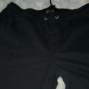 Mens Black Drawstring Pants